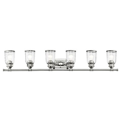 Livex Lighting Lawrenceville 6 - Light Vanity in  Polished Chrome