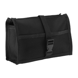 Unique Bargains Mesh Style Pencil Pouch with Large Capacity for Office Supplies 1 Pc - 1 of 4