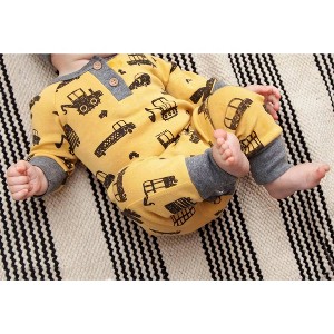 Boy's Baby Boy Keep Truckin Long Sleeve Romper - Tesa Babe - 1 of 2