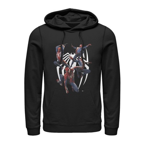  Marvel Men's Amazing Spider-Man Responsibility Pull Over Hoodie  - Charcoal Heather - Small : Clothing, Shoes & Jewelry