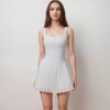 Anna-Kaci Active Women's Sleeveless Athletic Dress with Built-In Shorts Pleated Wrap Skirt and Stretch Fabric with Side Pocket - 2 of 4