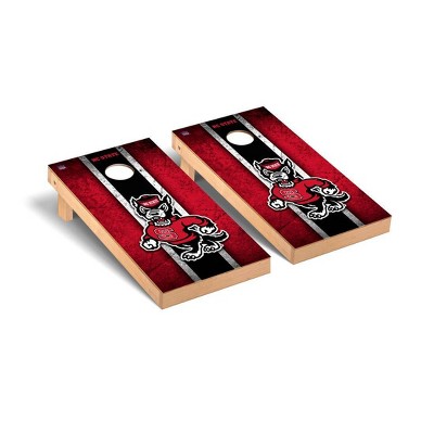 NCAA NC State Wolfpack Premium Cornhole Board Vintage Version