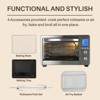 LNC 34 qt. 1750W 6-Slice Stainless Steel Air Fryer Toaster Oven with Fry Basket, 12-Cook Modes and LCD Digital Screen - 4 of 4