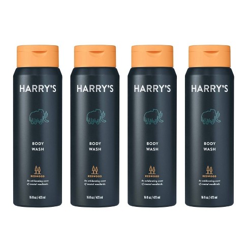 Harry's Men's Bar Soap Redwood Scent Body Bar Soap for Men 4 Bars Net Wt 4  oz Each