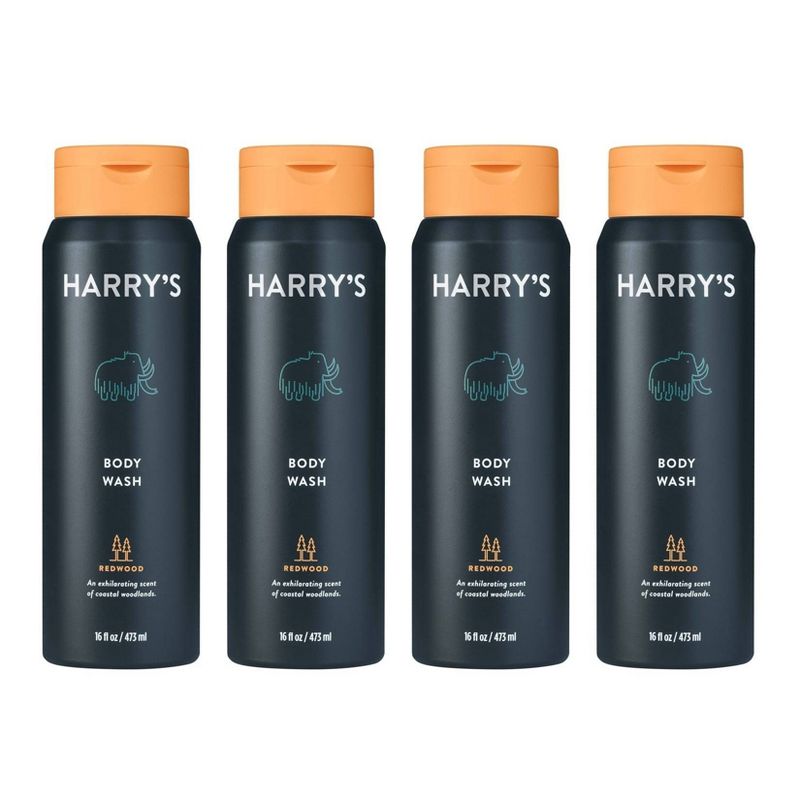 Harry&#39;s Redwood Body Wash - 4pk/16 fl oz, 1 of 6