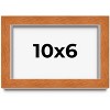 PosterPalooza | Photo Size Classic Brown Picture Frame - UV Acrylic, Foam Board Backing, Hanging Hardware - 2 of 4