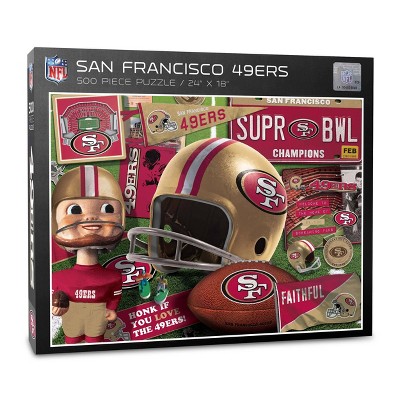 NFL San Francisco 49ers 500pc Retro Series Puzzle