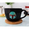 Silver Buffalo Star Wars: The Mandalorian Boba Fett Ceramic Soup Mug | Holds 24 Ounces - 3 of 4