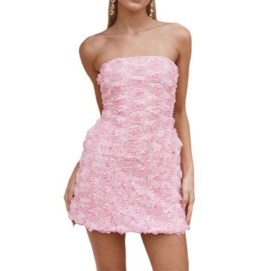ruched backless mini dress in pink Cut Out Backless Ruched Mini Dress Pink