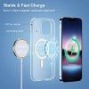 Reiko Magnetic Wireless Charging TPU Bumper Case For iPhone 13 In Clear - image 3 of 4