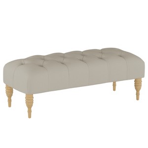 Tufted Bench Linen Putty - Simply Shabby Chic , Linen Pink
