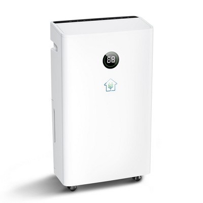 Captiva Designs High Efficiency Dehumidifier with Low Noise & Auto & Manual Drainage & 3 Working Modes
