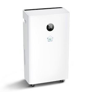 Captiva Designs High Efficiency Dehumidifier with Low Noise & Auto & Manual Drainage & 3 Working Modes - 1 of 4