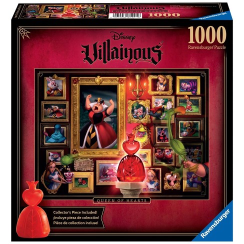 Ravensburger Disney Villainous Queen Of Hearts Puzzle 1000pc Target