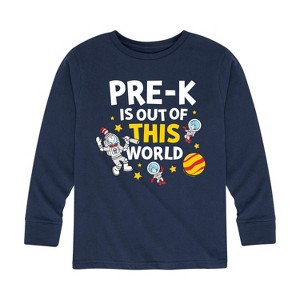 Boys' - Dr. Seuss - Pre-K Out Of This World Cat in the Hat Long Sleeve Graphic T-Shirt - 1 of 4