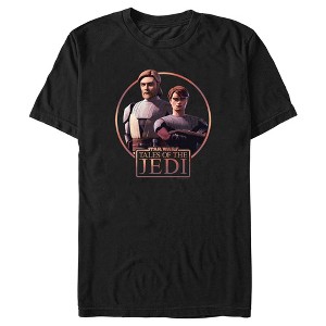 Men's Star Wars: Tales of the Jedi Anakin Skywalker and Obi-Wan Kenobi T-Shirt - 1 of 4