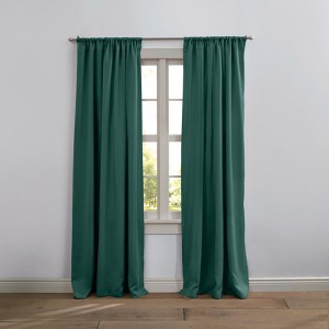 BrylaneHome BH Studio Room-Darkening Rod-Pocket Panel - 1 of 4