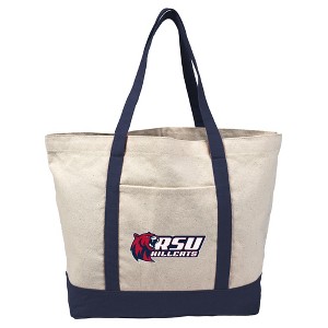 Rogers State University Canvas Tote Bag With External Pocket, Reusable Shoulder Bag for Shopping, School, Beach - 1 of 4