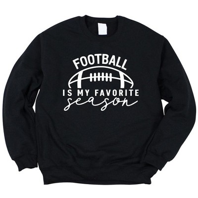 Simply Sage Market Women's Graphic Sweatshirt Football Is My Favorite Season