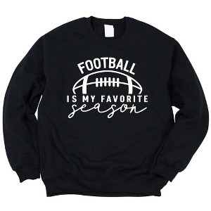 Simply Sage Market Women's Graphic Sweatshirt Football Is My Favorite Season - 1 of 3