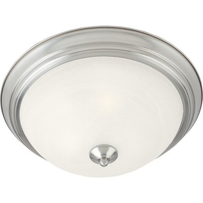 Maxim Lighting Essentials - 583x 1 - Light Flush Mount in  Satin Nickel