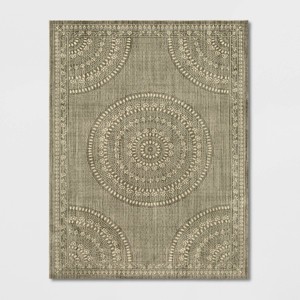 Butterfield Woven Novelty Area Rug Navy - Threshold™ - 1 of 4