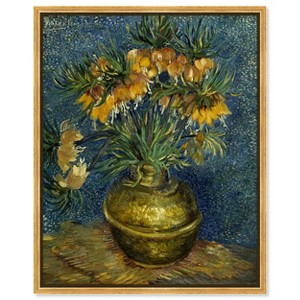 Art Remedy Vincent van Gogh - Imperial Fritillaries Van Gogh Classic Fields and Floral Wall Art Framed - 1 of 4