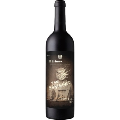 19 Crimes The Banished Dark Red Wine - 750ml Bottle