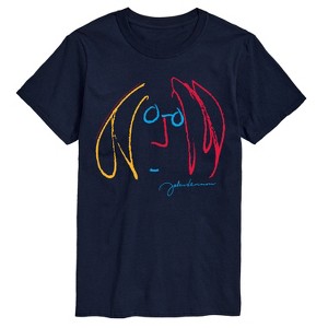 Men's - John Lennon - Line Drawing Short Sleeve Graphic T-Shirt - 1 of 4