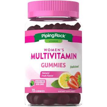 Piping Rock Women's Multivitamin Gummies | 70 Count | Natural Fruit Flavor