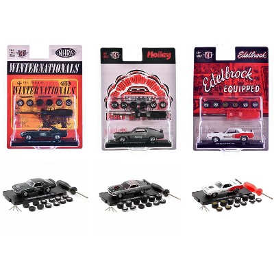 "Auto Wheels" 3 piece Car Set Release 12 Limited Edition to 5000 pieces Worldwide 1/64 Diecast Model Cars by M2 Machines