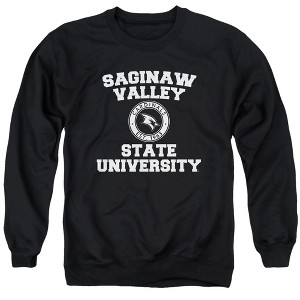 Saginaw Valley State University Official Circle Logo Adult Crewneck Sweatshirt - 1 of 4