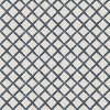 18"x18" Polyester Lattice Square Throw Pillow Navy - Skyline Furniture: Indoor Geometric, Zipper Closure - 4 of 4