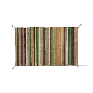 tagltd Makena Chindi Rug Green Multi Cotton Indoor Rug, 24L x 36W inches - 1 of 1