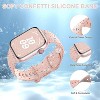 HTUTWOO Sport Bands For Apple Watch Band 40mm 41mm 38mm 44mm 45mm 46mm 42mm ,Cute Silicone Strap For Apple Watch Series 10 9 8 7 6 5 4 3 - 3 of 4