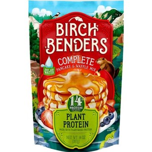 Birch Benders, Pancake & Waffle Mix, Plant Protein, 14 oz - 1 of 4
