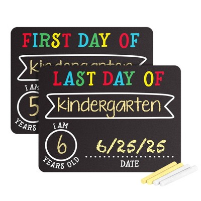 Pearhead First/last Day Of School Chalk Board Set : Target