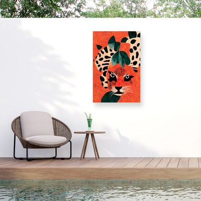 Trademark Fine Art - Treechild Hiding Leo Matted Framed Art
