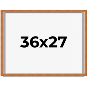 PosterPalooza | Modernist Brown Picture Frame - UV Acrylic, Backing Board, Hanging Hardware Included - 1 of 4