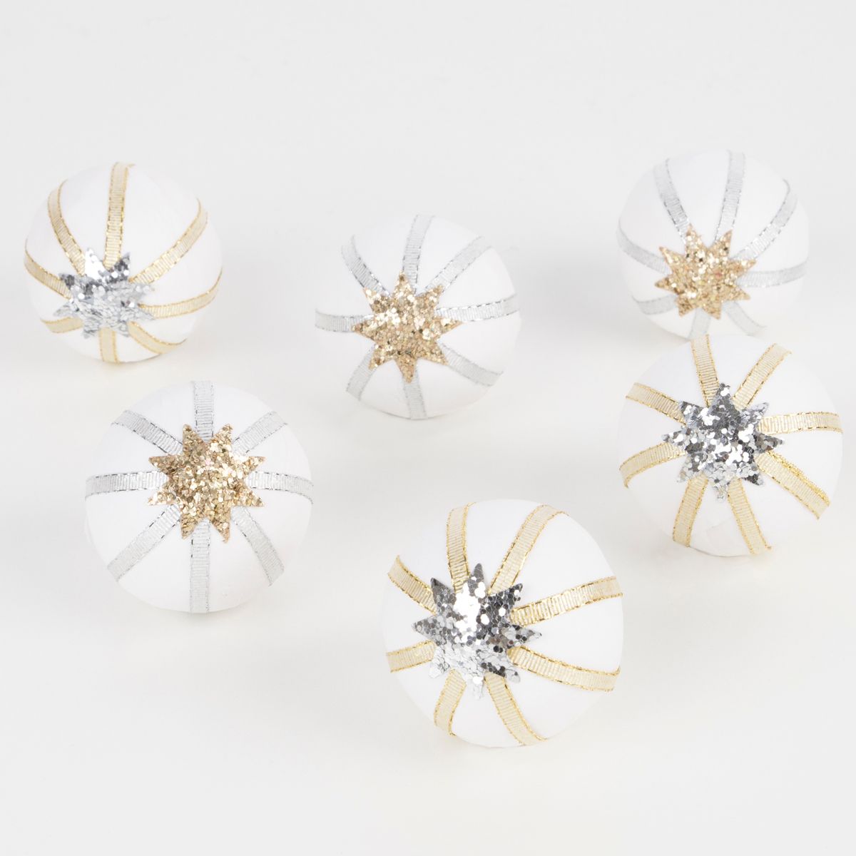 Meri Meri Gold & Silver Surprise Balls (Pack of 6)