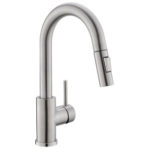 JUJABU Pull-Down Kitchen Sink Faucet with Sprayer - 1 of 4