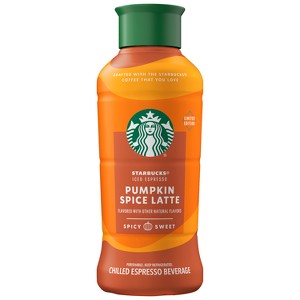 Starbucks Iced Pumpkin Spice Latte Espresso Beverage - 40 fl oz - 1 of 4