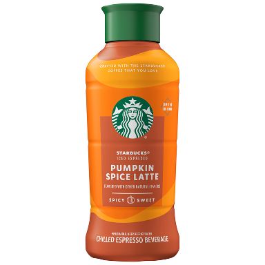 Starbucks Iced Pumpkin Spice Latte Espresso Beverage - 40 fl oz