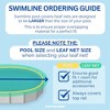 Swimline Hydrotools Leaf Net Heavy Duty Winter Leaf Net Pool Cover for 18 x 34 Ft Above Ground Swimming Pools, Oval Design, Black - 3 of 4