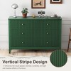Fluted Dresser with Drawer, Modern Dressers for Bedroom, Natural Wood Dresser Organizer Dresser with Blister Drawers - 4 of 4