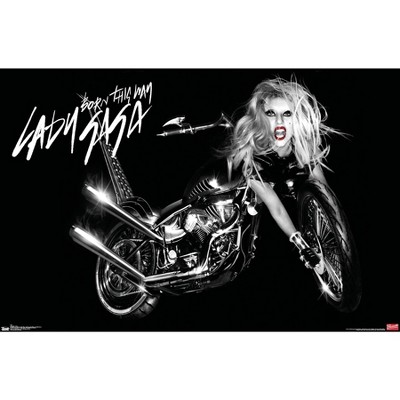 Trends International Lady Gaga - Cover Framed Wall Poster Prints
