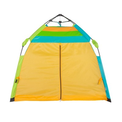 Pop 'N' Fun Multicolour Kids Pop-Up Camp Play House Activity Tent 90x75cm 
