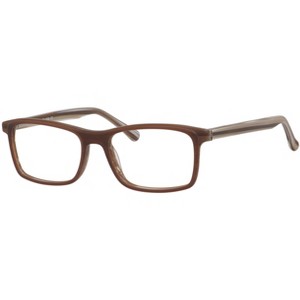 Esquire EQ1530 Designer Acetate Eye Glasses Frame in Brown Marble/Demo Lens 138mm Frame/54mm Lens Width - 1 of 1