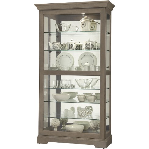 Howard Miller 680640 Tyler V Curio Cabinet 680640 Aged Grey - image 1 of 3