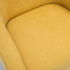 CAVINAS Swivel Accent Chair with Black Wooden Base and No-Sag Springs, Fabric Upholstered Lounge Chair for Living Room - 4 of 4